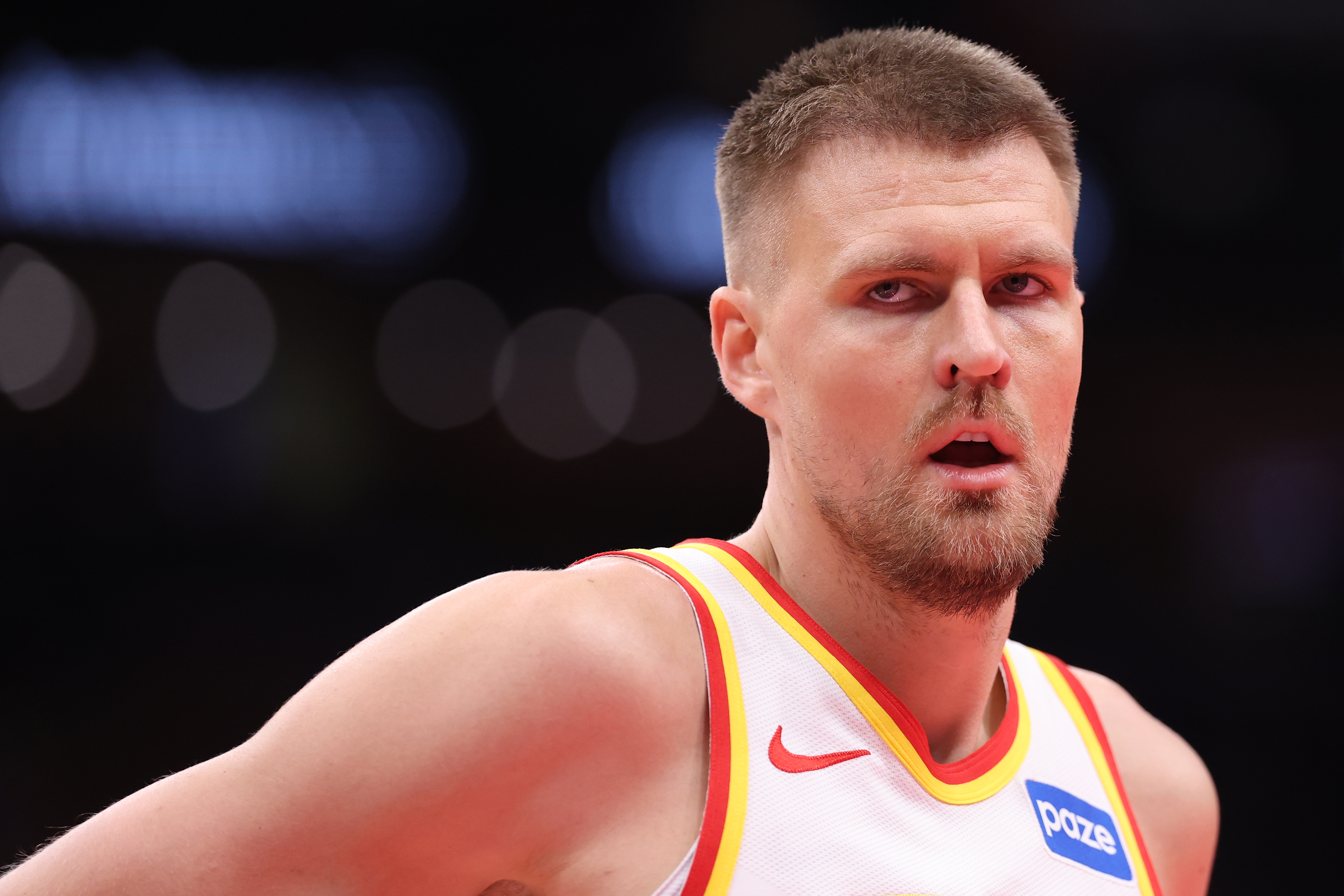 Kristaps Porzingis Makes Warriors Debut Plans Clear After Trade