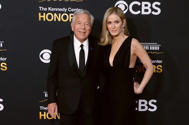 New England Patriots owner Robert Kraft and his wife Dana Blumberg