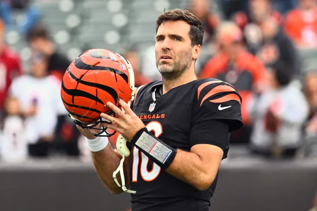 Joe Flacco with the Cincinnati Bengals