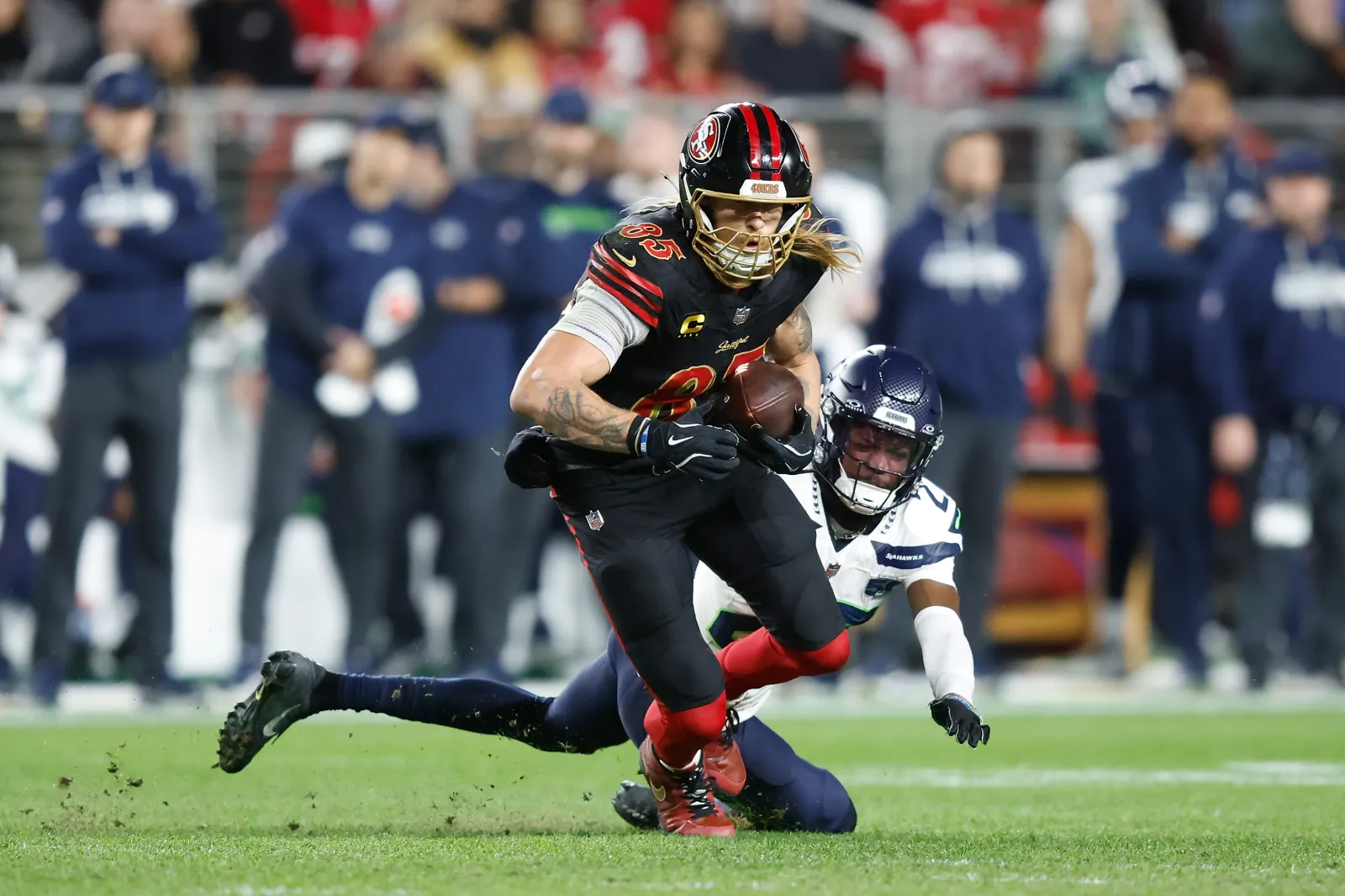 49ers tight end George Kittle