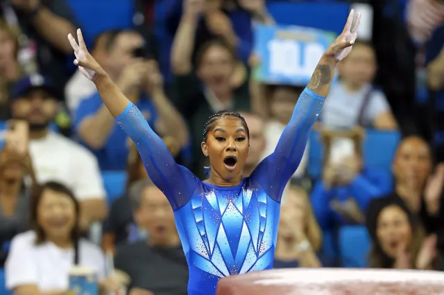 USA gymnast Jordan Chiles