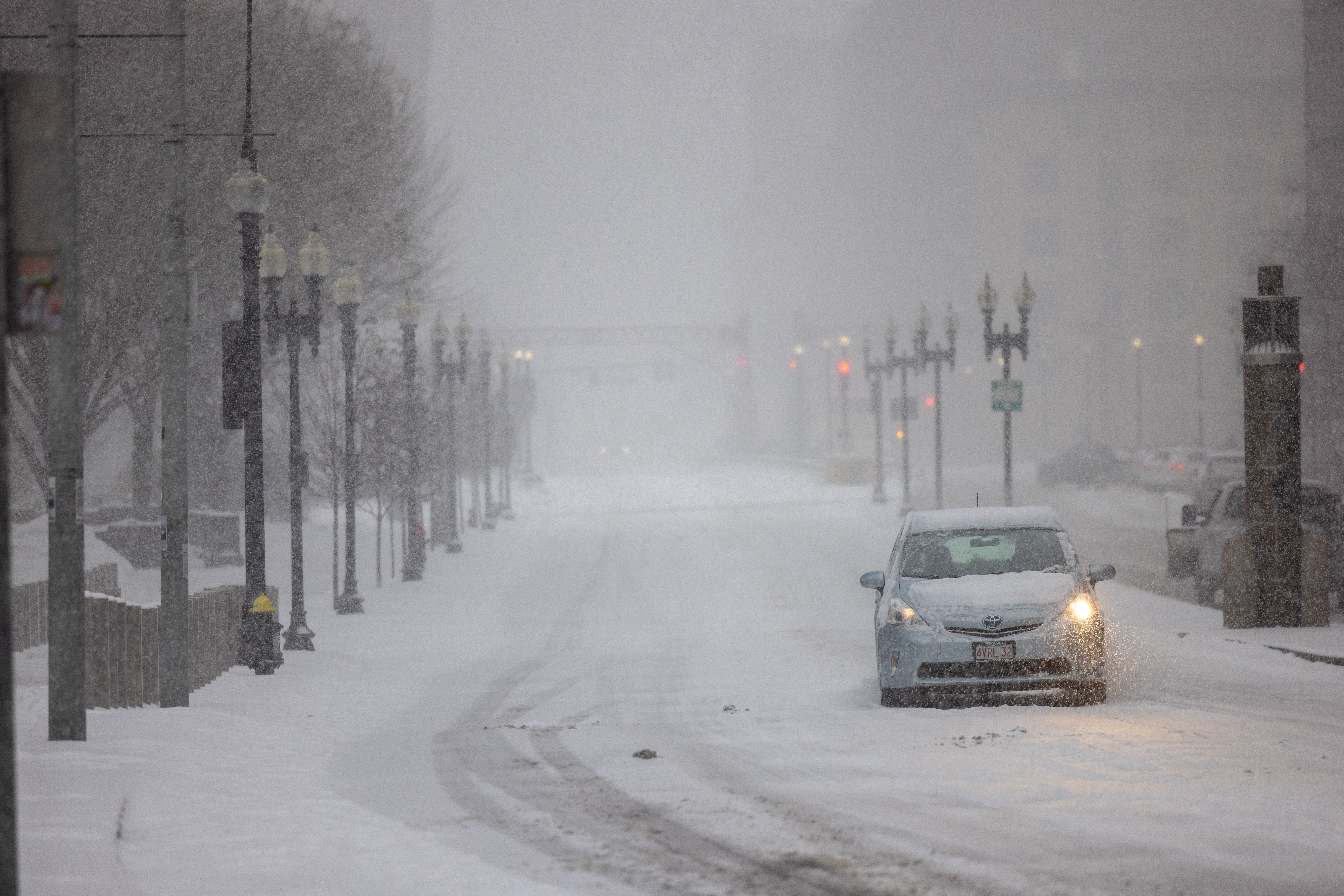 Winter Storm Warning As 9 Inches of Snow Spark 'Near Blizzard' Conditions