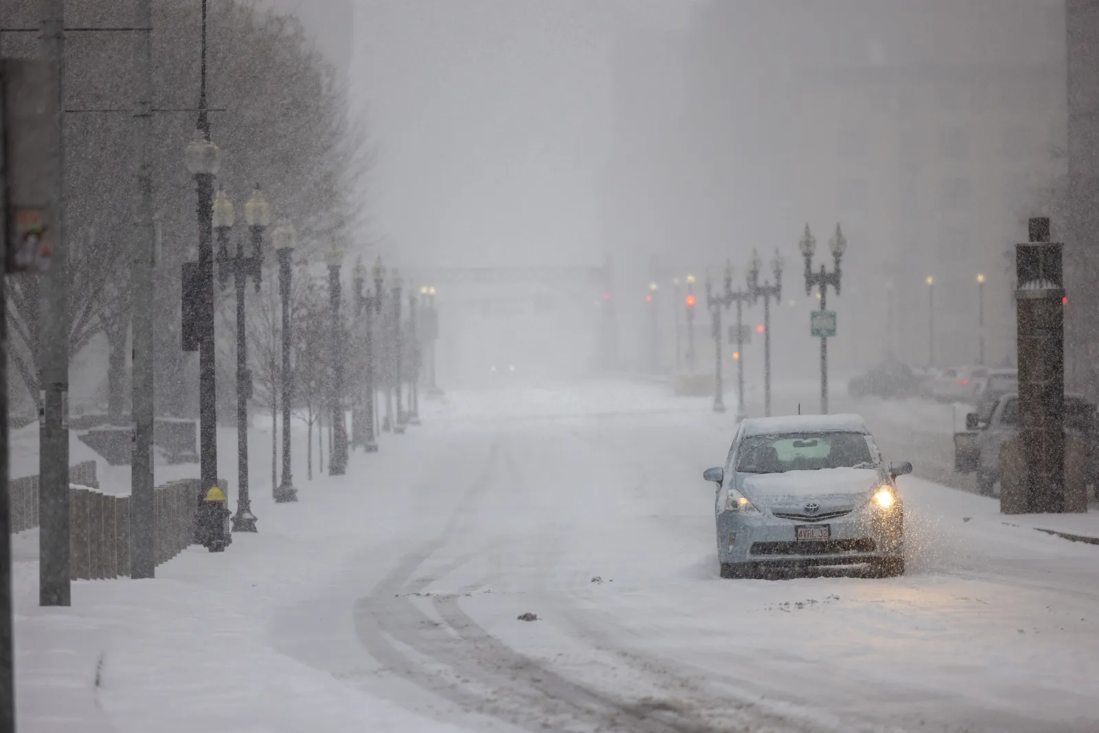 Winter Storm Warning As 9 Inches of Snow Spark ‘Near Blizzard’ Conditions