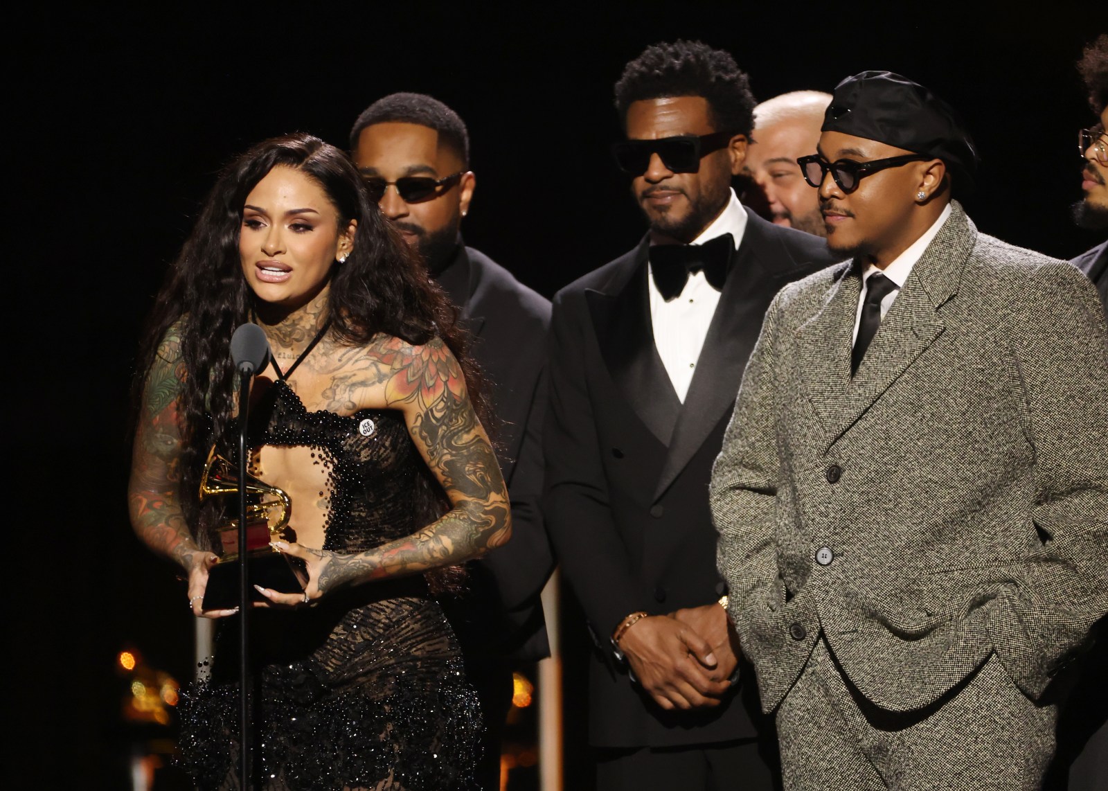 newsweek.com - Adeola Adeosun - Music stars protest ICE at Grammys amid crackdown backlash