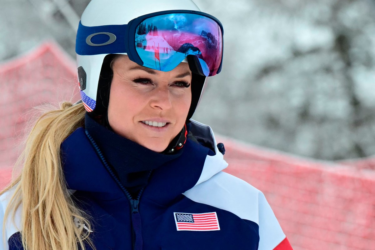 Lindsey Vonn respondeu com três palavras à mensagem de um fã. Depois do acidente nas Olimpíadas