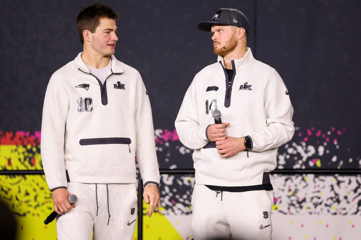 Why Drake Maye Didn& 039;t Shake Sam Darnold& 039;s Hand After Super Bowl Loss