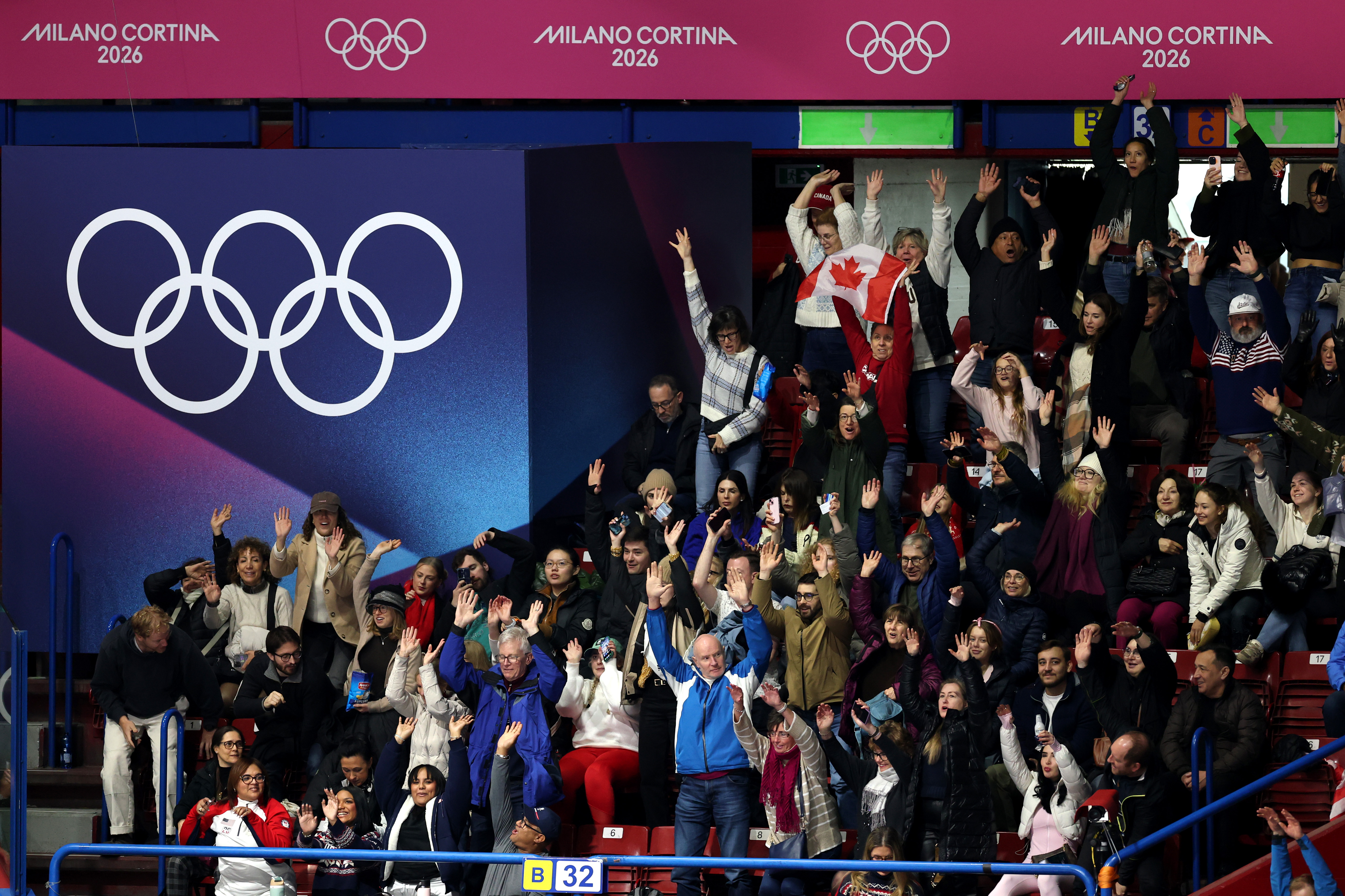 Flag American Man Chooses To Wave at Italy’s Winter Olympics Goes Viral