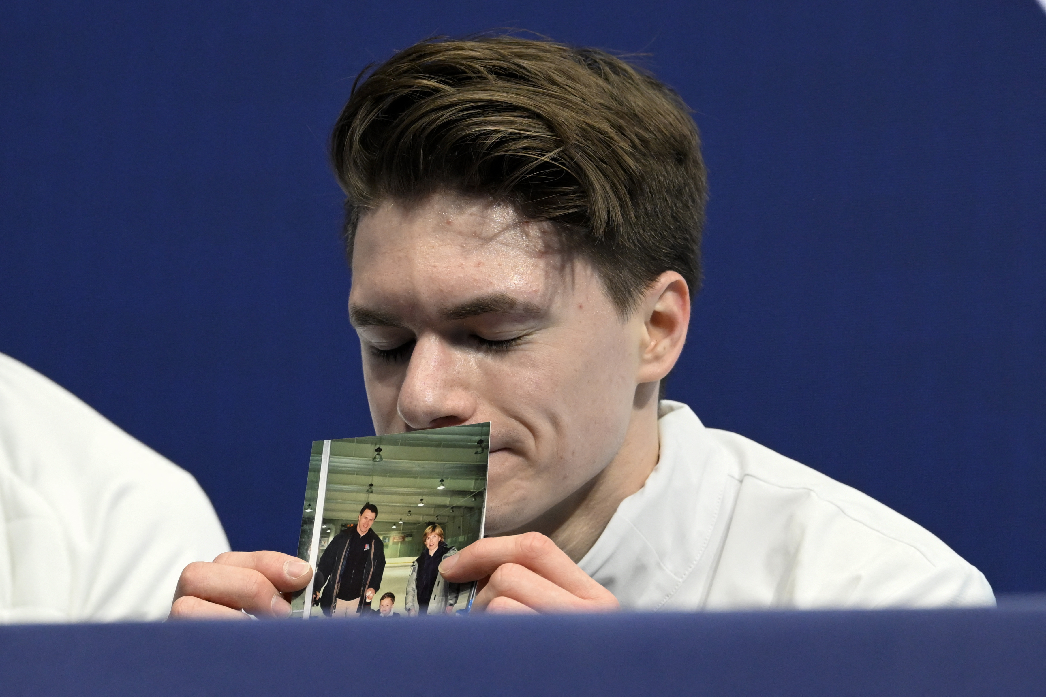 USA's Maxim Naumov Delivers Tearful Olympic Skate Honoring His Late Parents