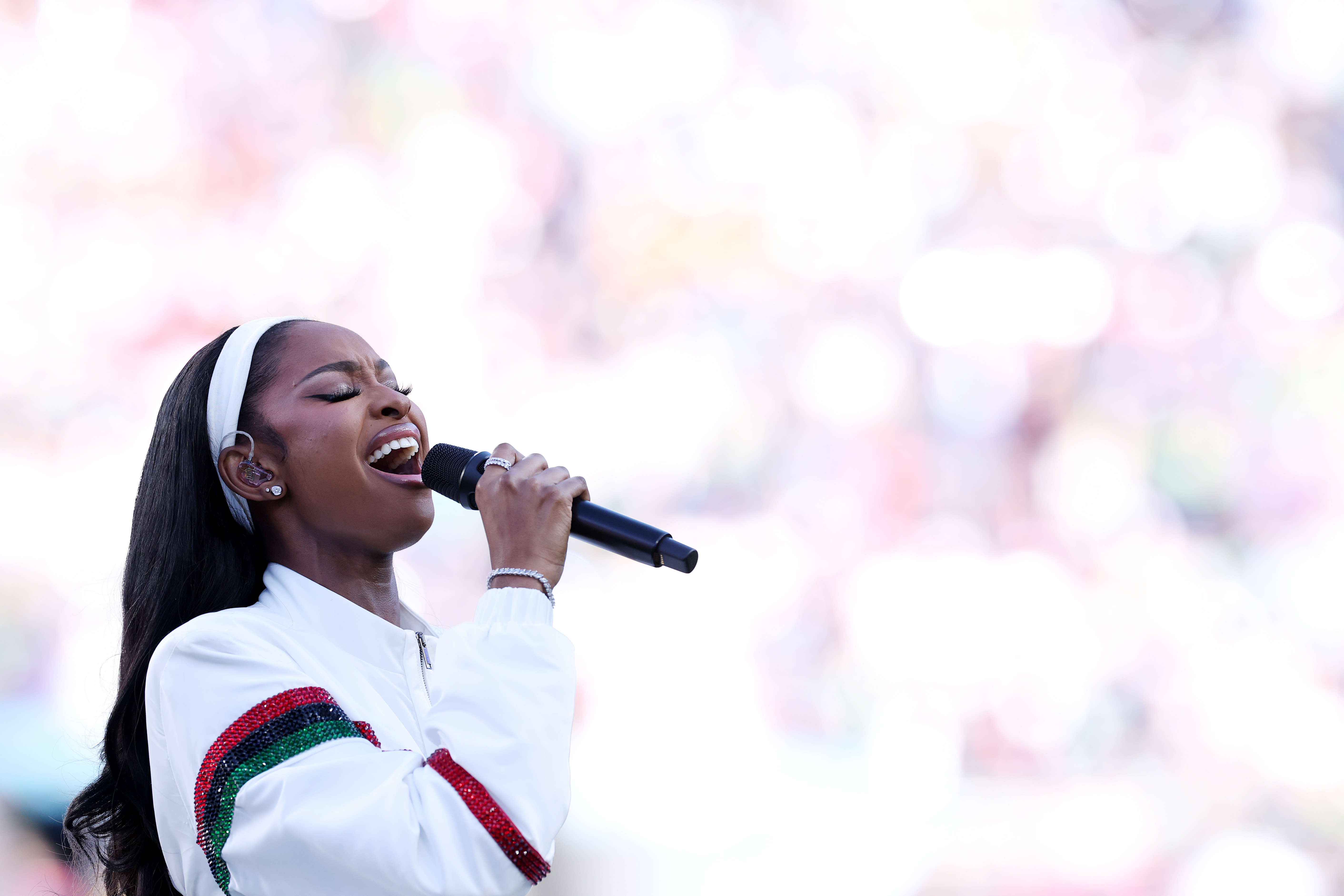 Coco Jones' Rendition of 'Lift Every Voice and Sing' Goes Viral Before Super Bowl