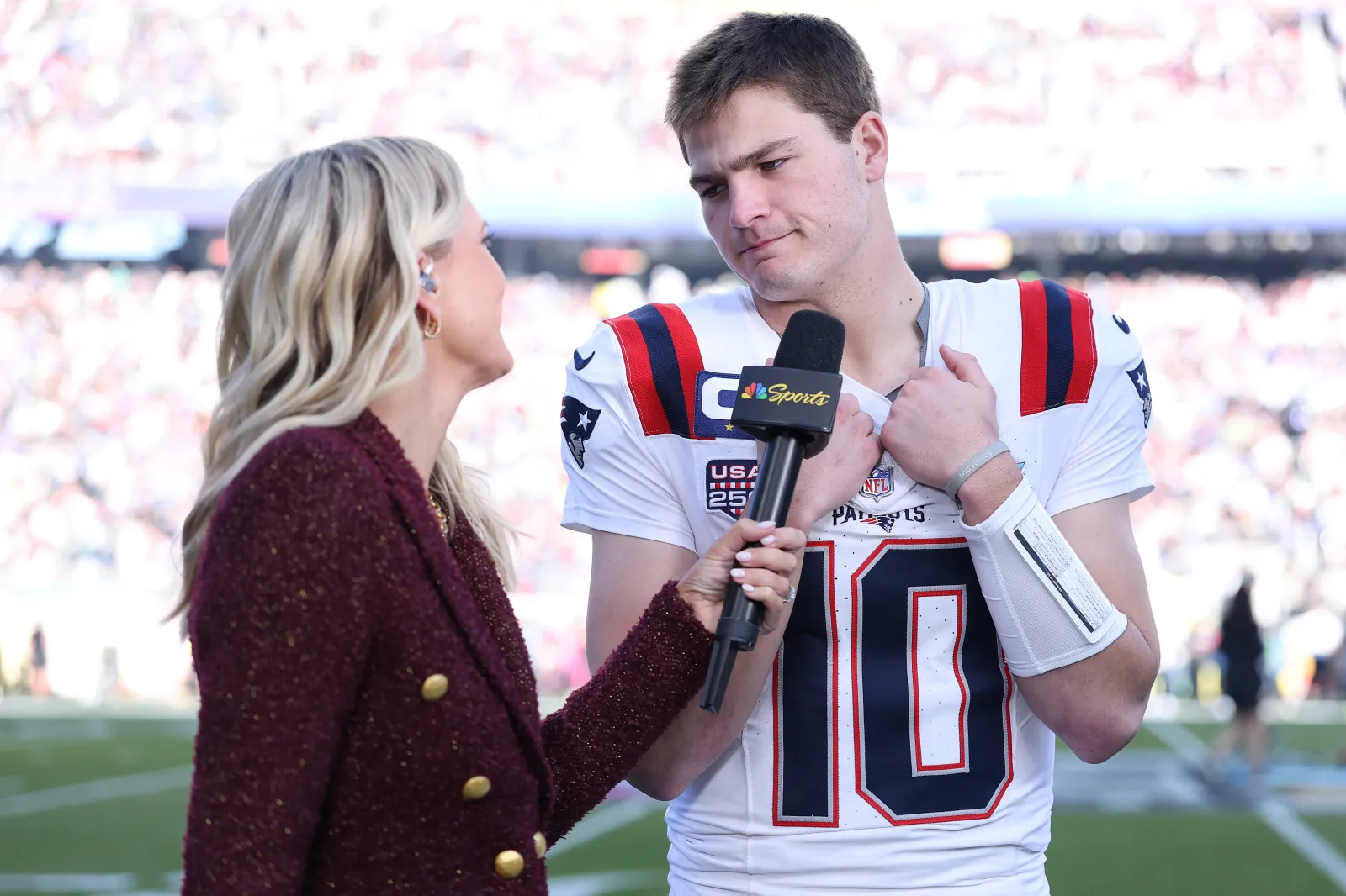 Patriots’ Drake Maye Makes Promise After Ugly Super Bowl Loss to Seahawks