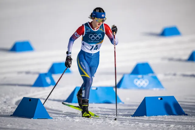 South Korean skier Dasom Han