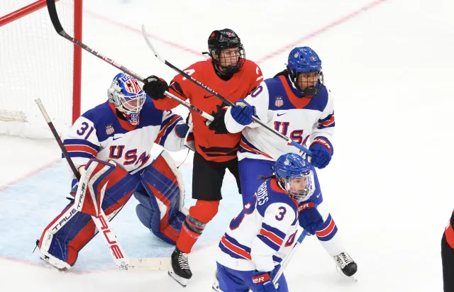 USA, Canada women's hockey
