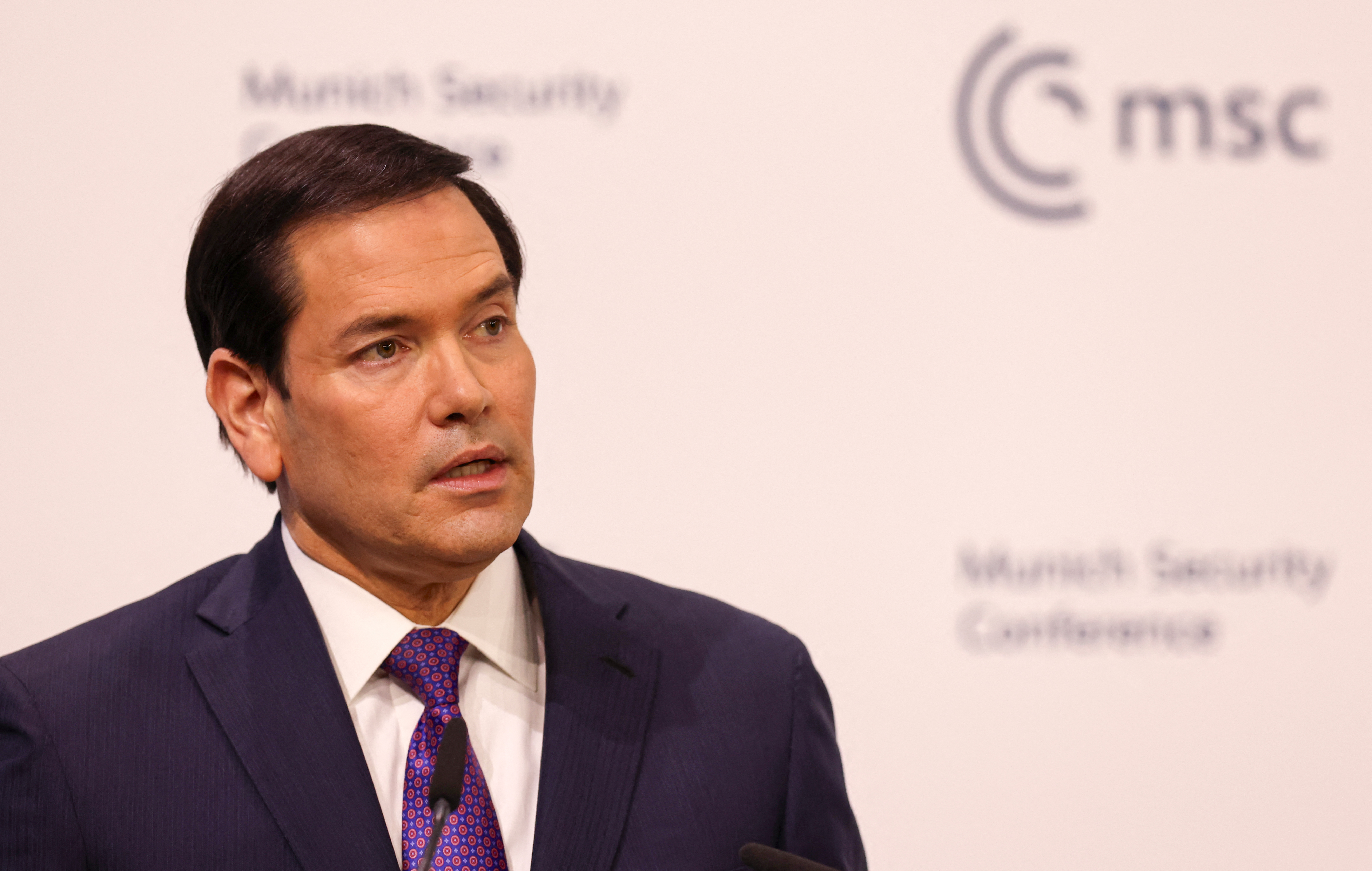 Rubio Eases European Concerns in Speech at Munich Conference