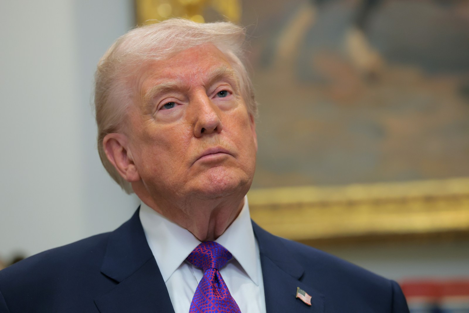 WASHINGTON, DC – FEBRUARY 12:  U.S. President Donald Trump attends an event to announce a rollback of the 2009 Endangerment Finding in the Roosevelt Room at the White House on February 12, 2026 in Washington, DC. The Trump administration will repeal the 2009 central scientific finding that allows the EPA to regulate climate-warming emissions.  (Photo by Anna Moneymaker/Getty Images)