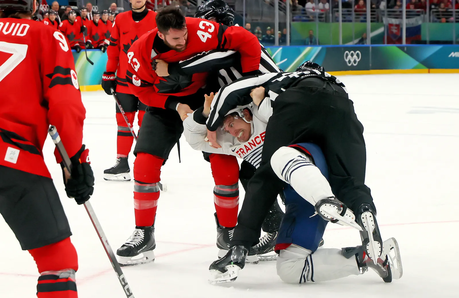 Team Canada forward Tom Wilson
