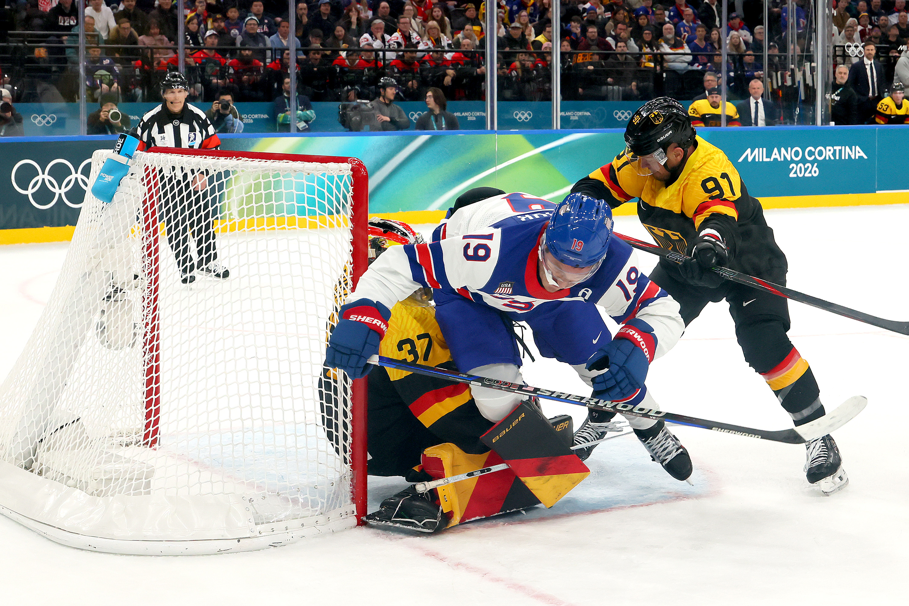 Olympic Referee Under Fire After Attack on Matthew Tkachuk Stops USA Goal