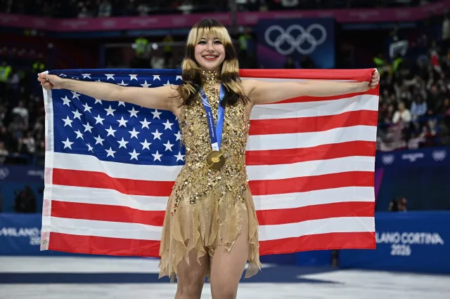 Alysa Liu praised for her immediate actions after winning gold medal.