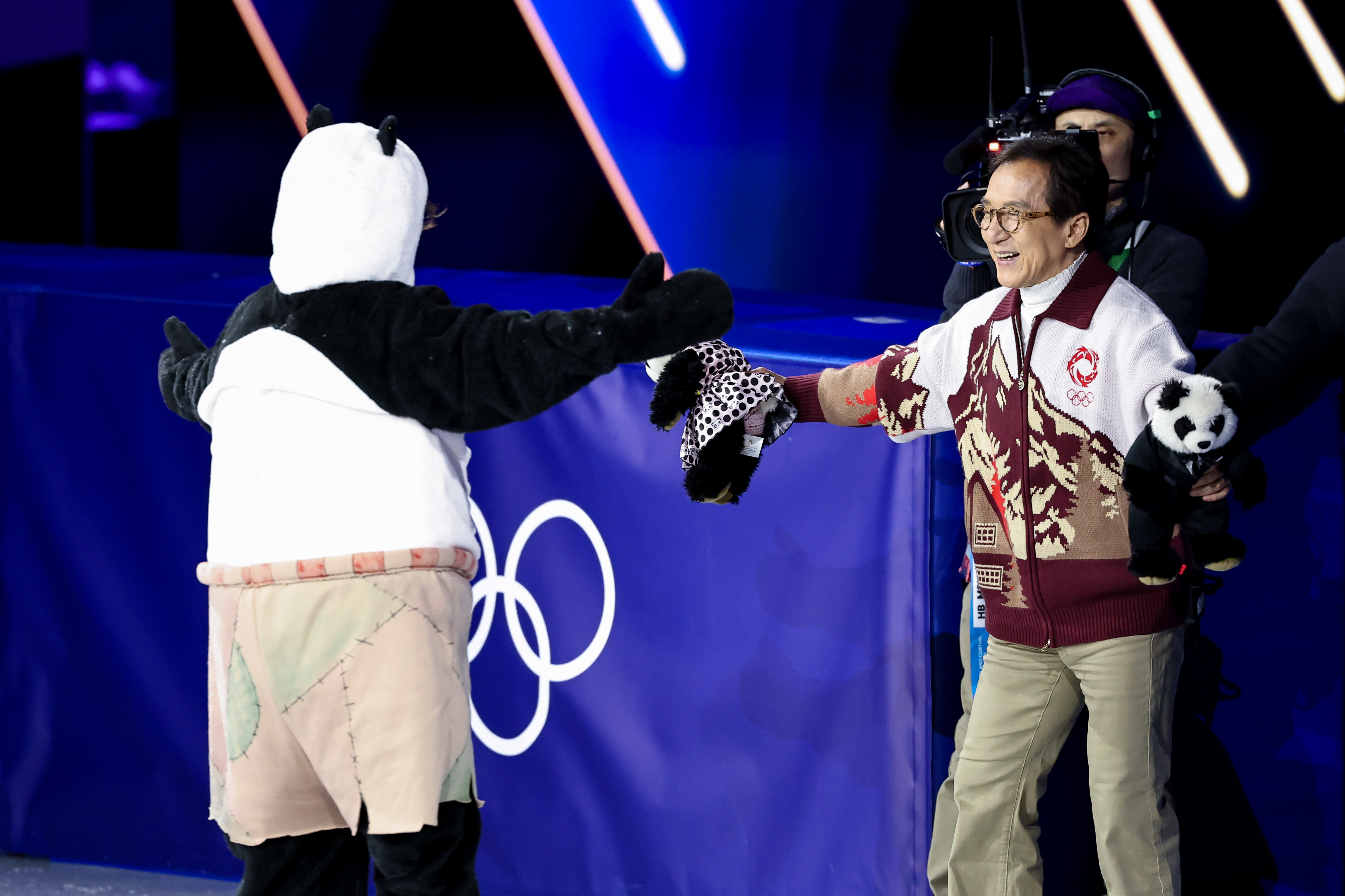 The Viral Olympic Skating Moment That Suddenly Involved Jackie Chan