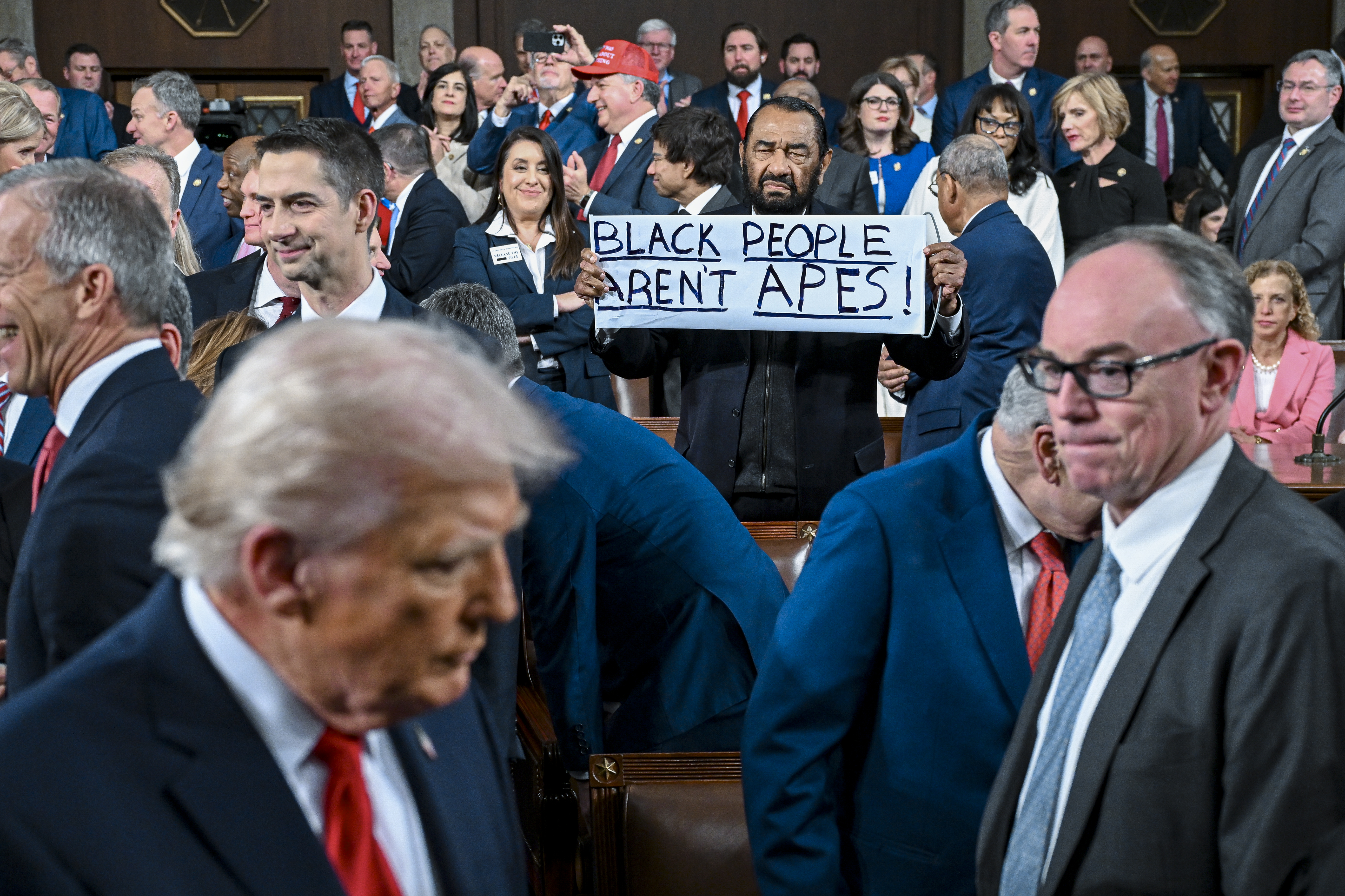 Grok Asked to 'Remove the Ape' From SOTU Photo, Takes Out Al Green