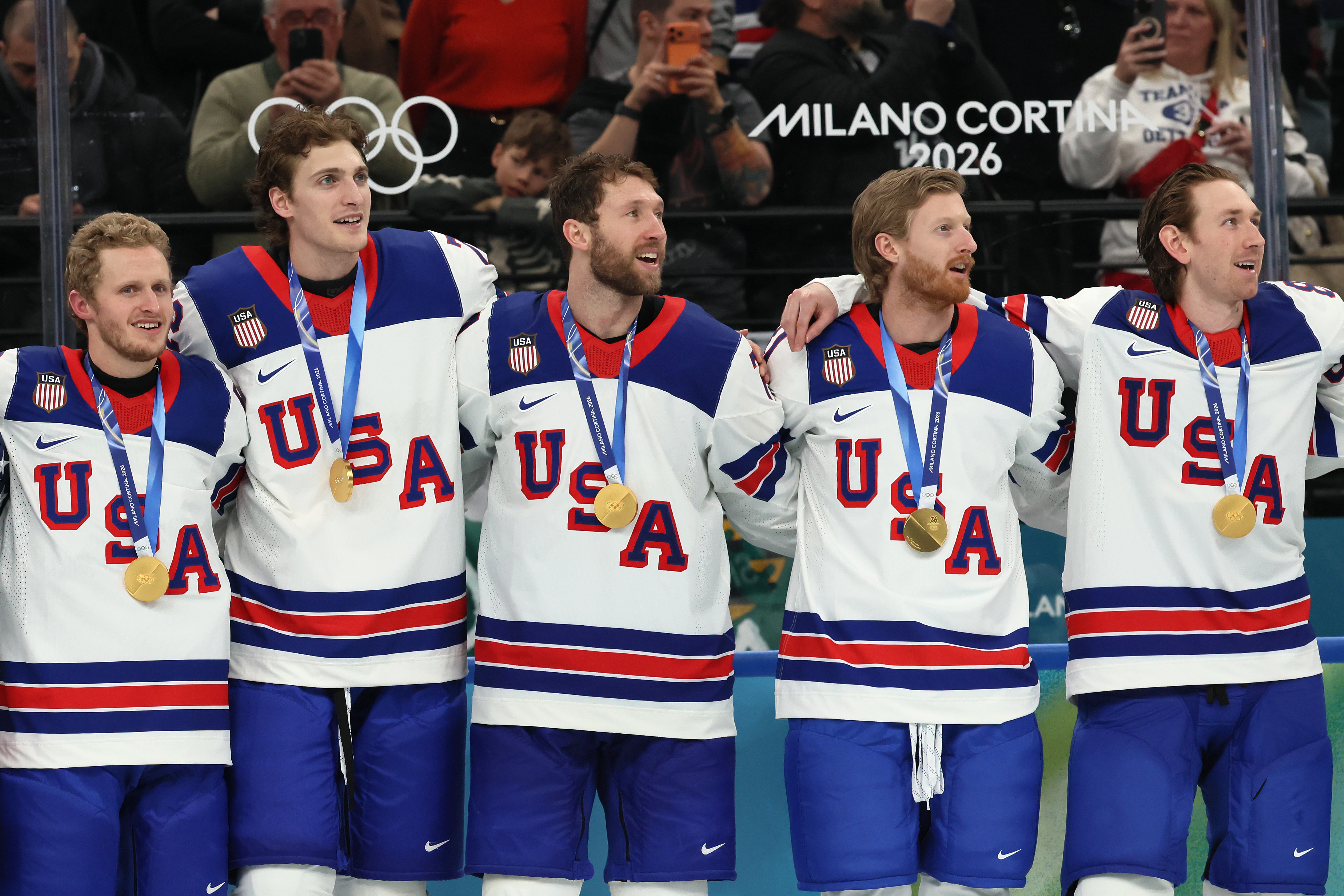 Team USA Hockey Celebrates Olympic Gold Medal Win With Wild Miami Party