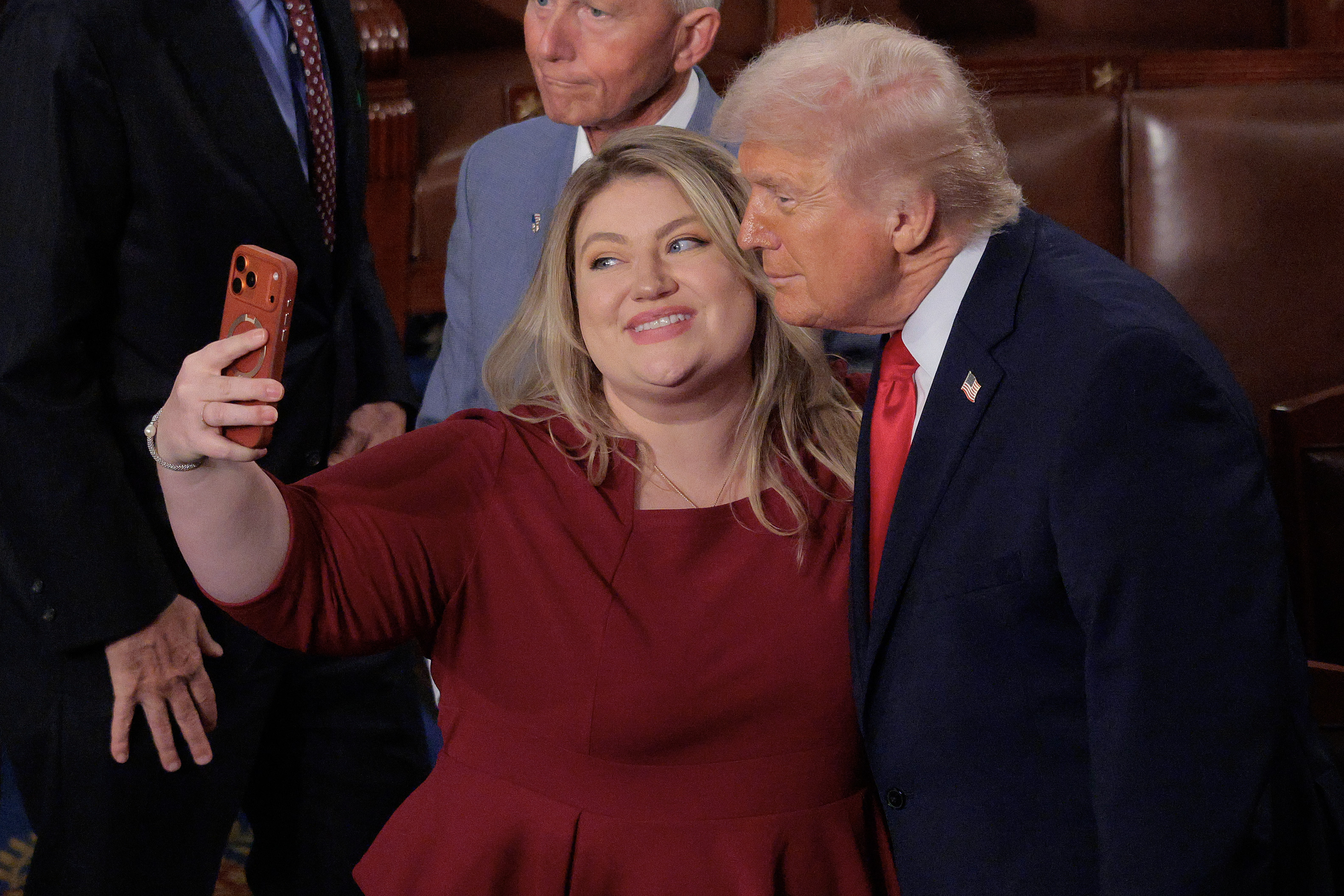 Who Is Woman in Red Dress Who Caught Everyone's Attention at Trump's SOTU?