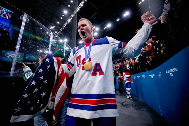 USA hockey star Brady Tkachuk