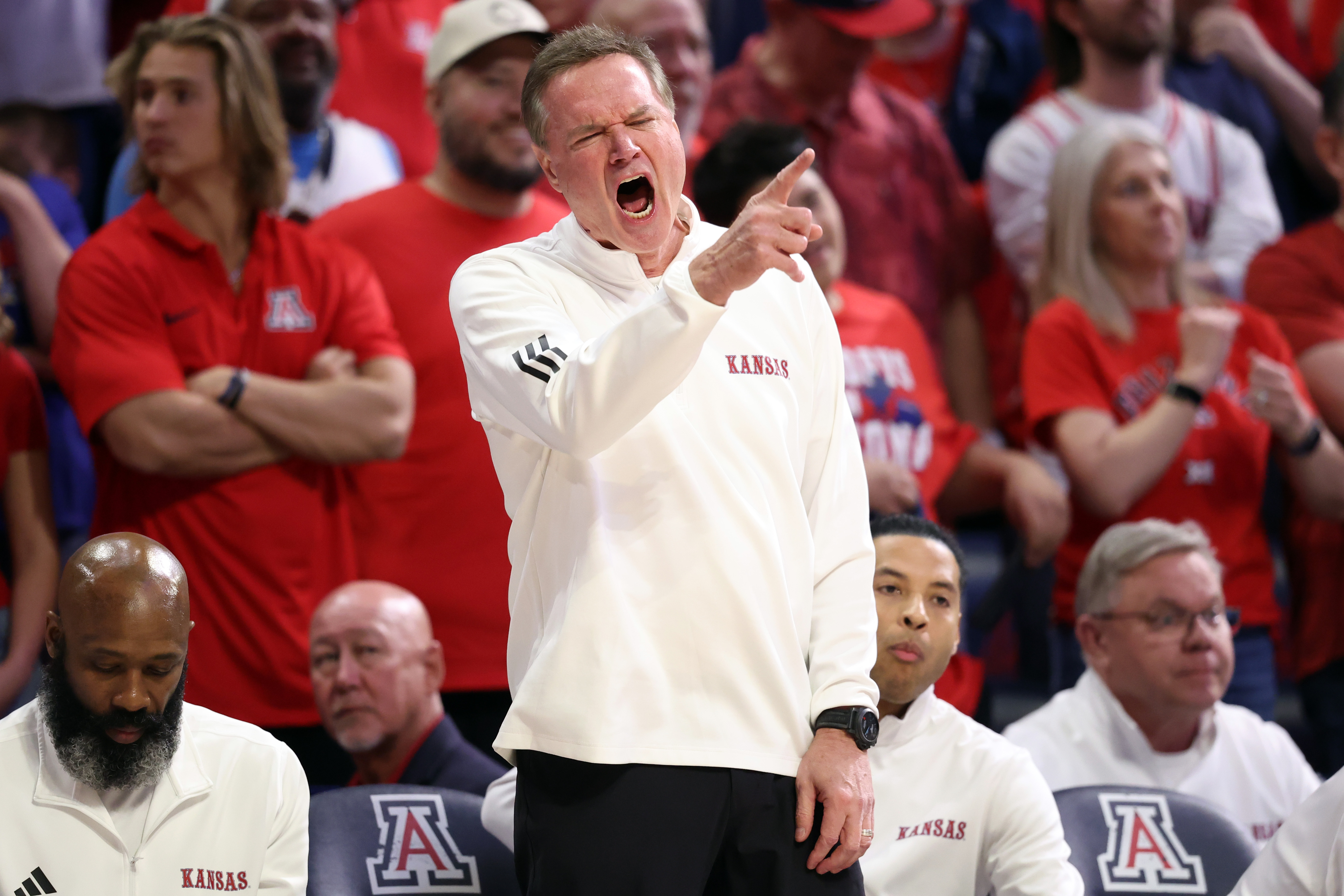 Bill Self Gets Honest About Kansas and Darryn Peterson in Arizona Blowout