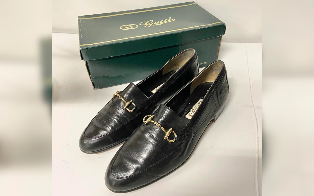 Man Thrifts 1960s Gucci Loafers—Writing on Bottom of Box Changes Everything