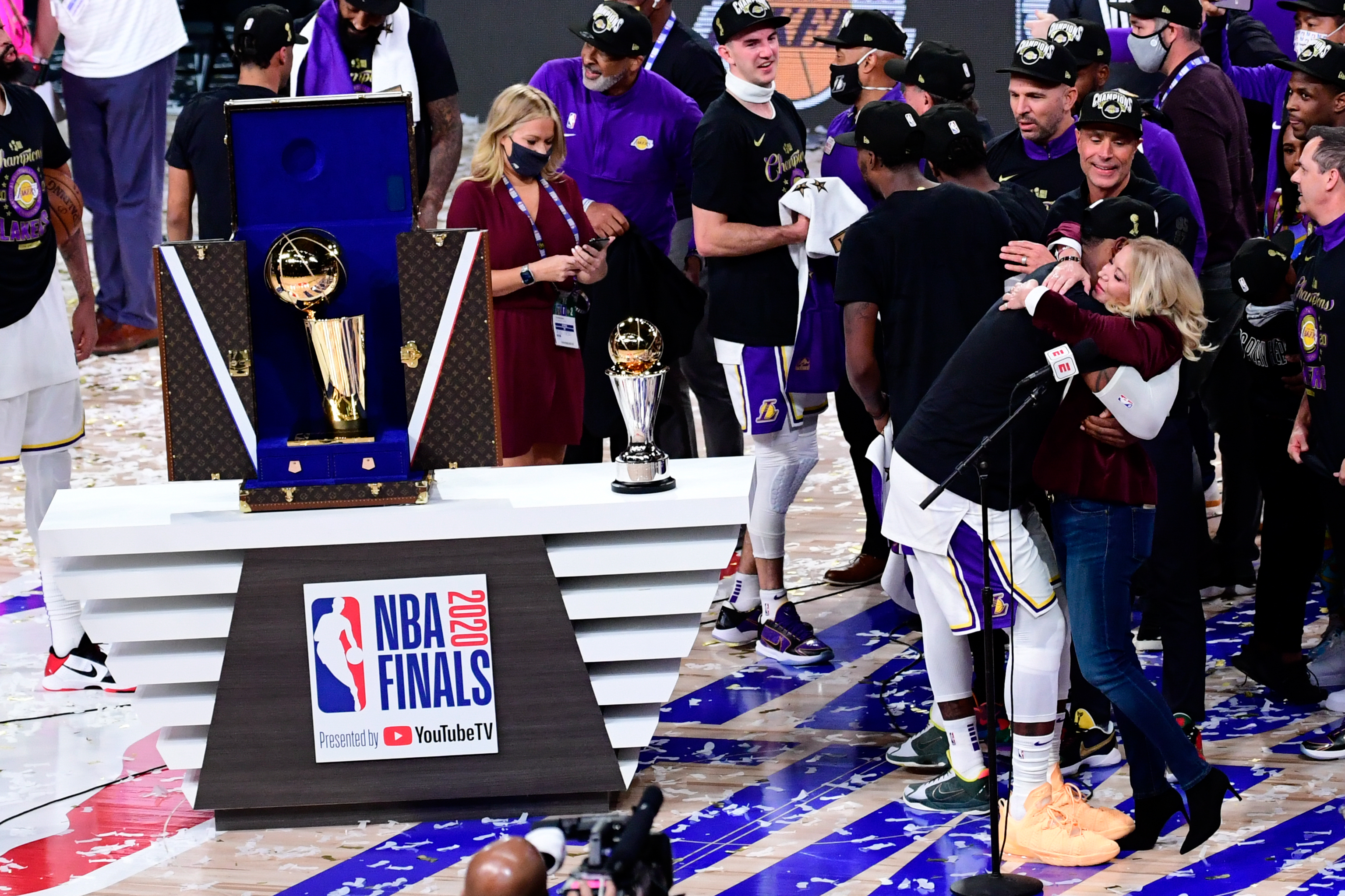 Lakers' Jeanie Buss Responds to LeBron James’ Retirement Comments