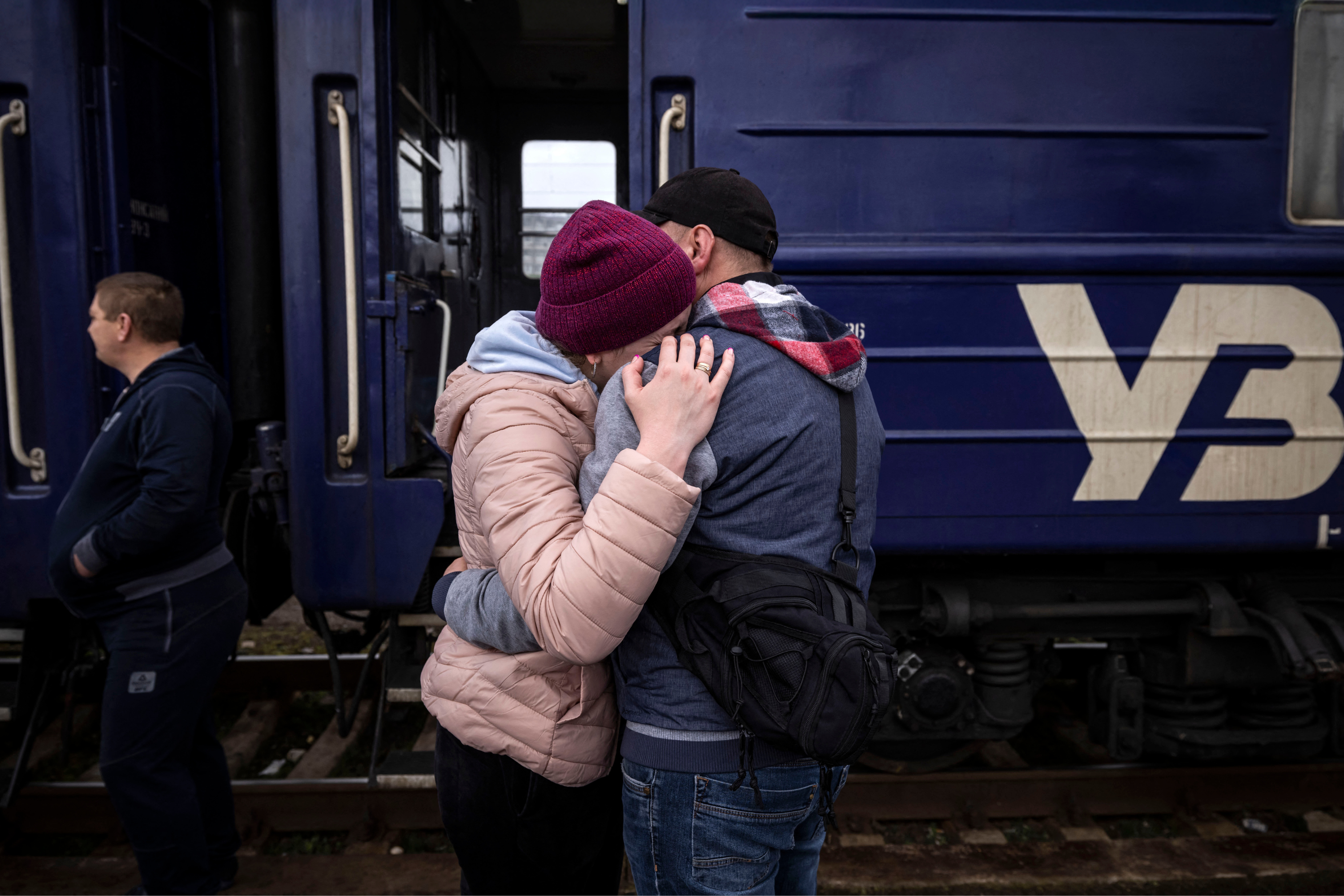 These Couples Hold On To Love in Ukraine as Russian Drones Close In