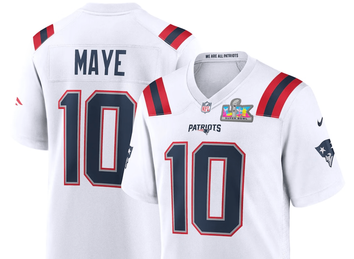 How To Buy Drake Maye New England Patriots 2026 Super Bowl LX Patch Jerseys