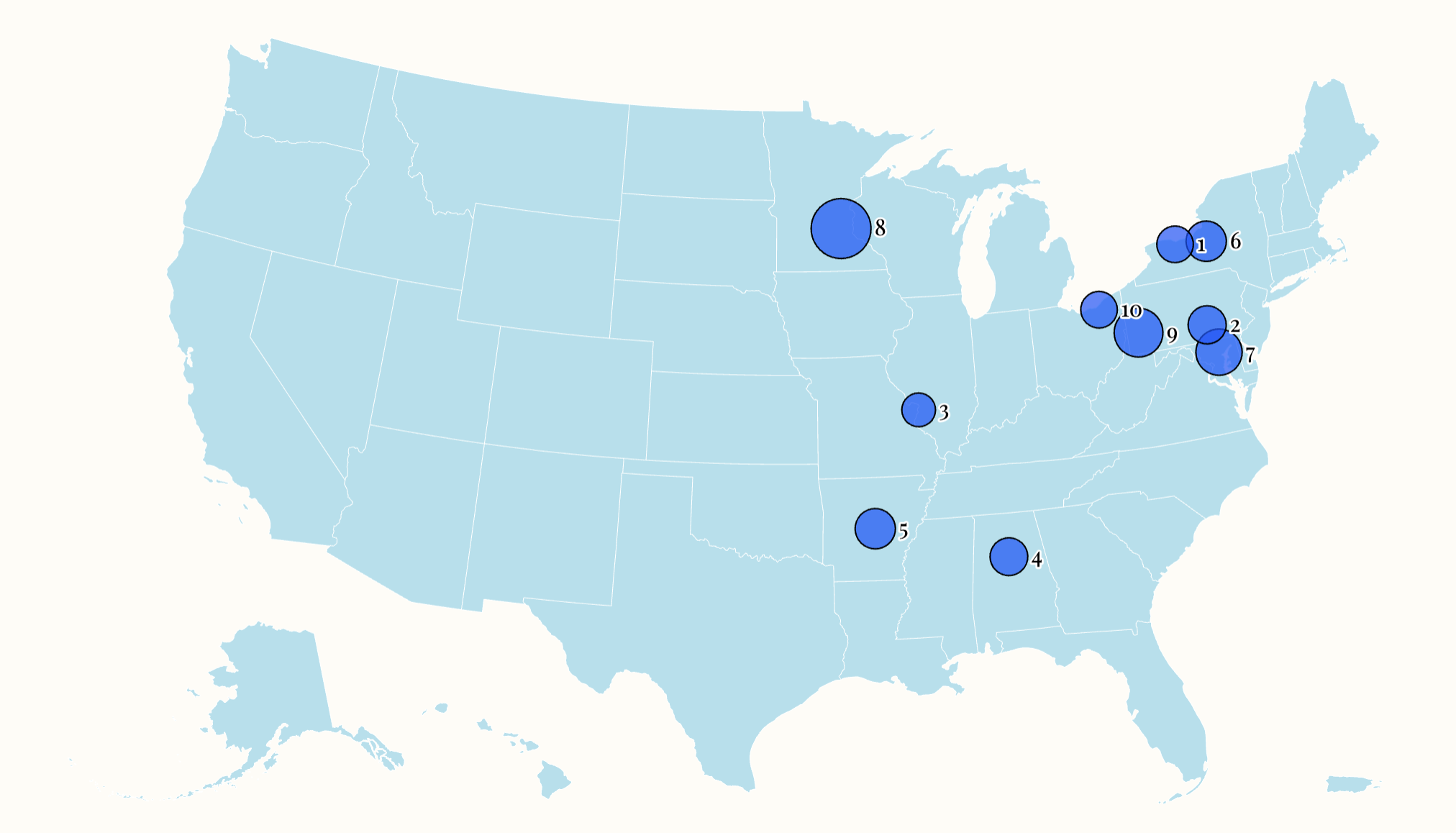 Map Shows 10 Best Metros for First-Time Homebuyers