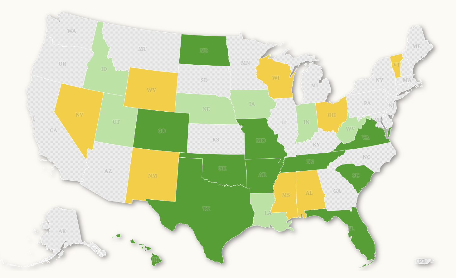 SNAP Map Shows States Changing Rules on Junk Food