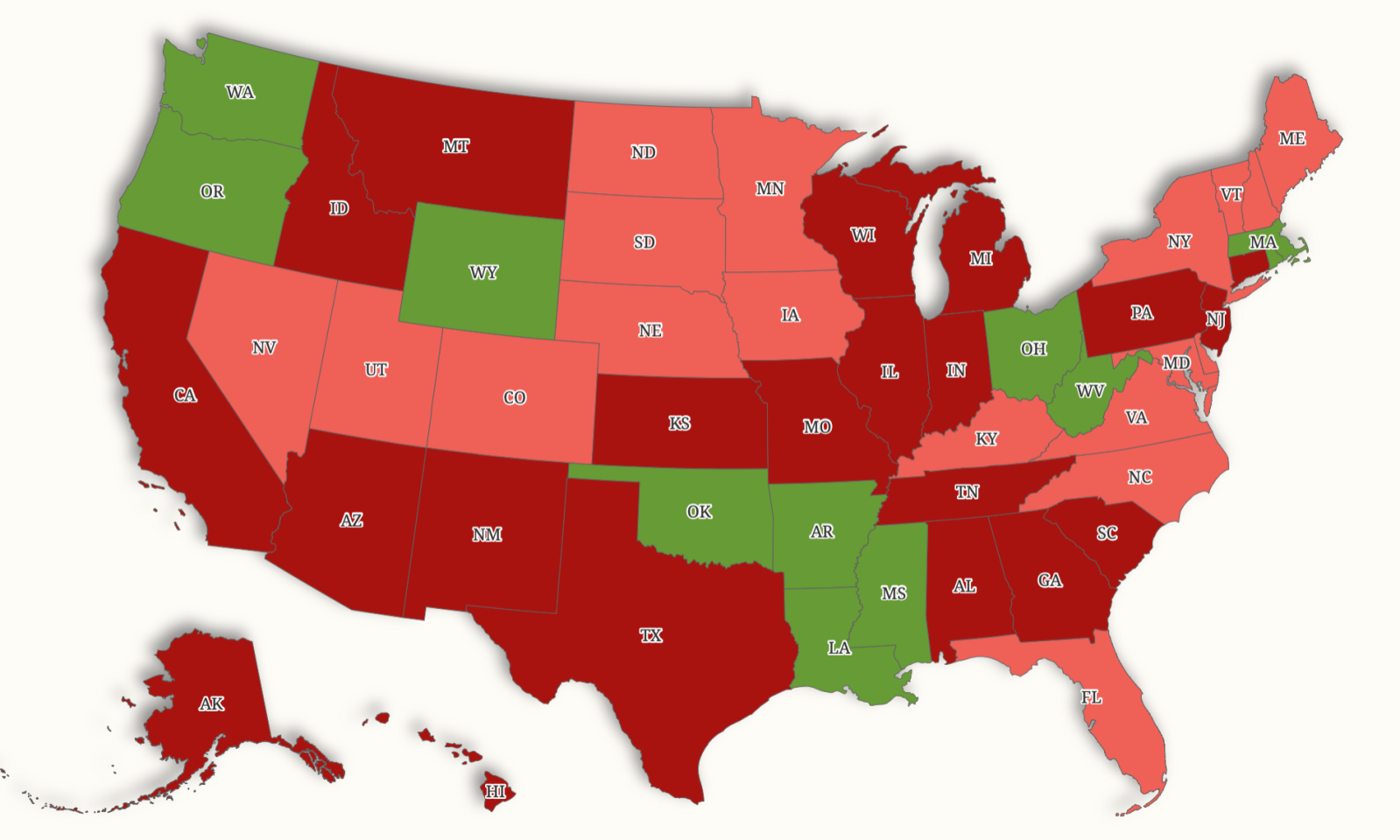 SNAP Benefit Map Shows Probation Rules for Each State - Newsweek