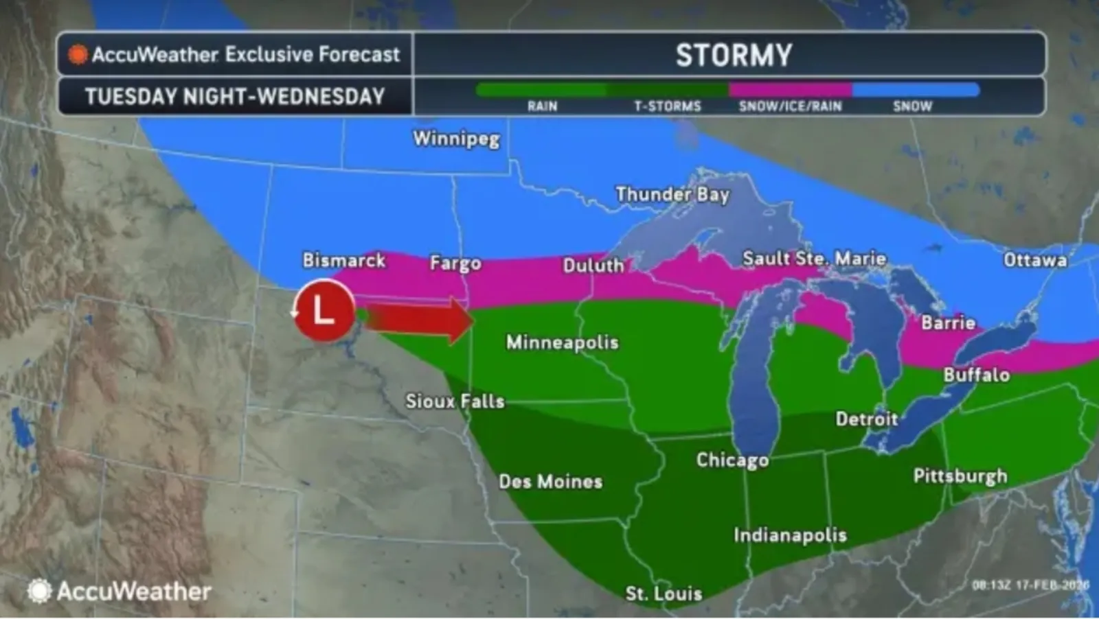 Winter storm maps show states to get hit hardest later this week - Newsweek