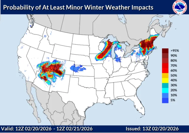 Maps Reveal Chances of New Winter Storm as 11 Inches of Snow Possible ...