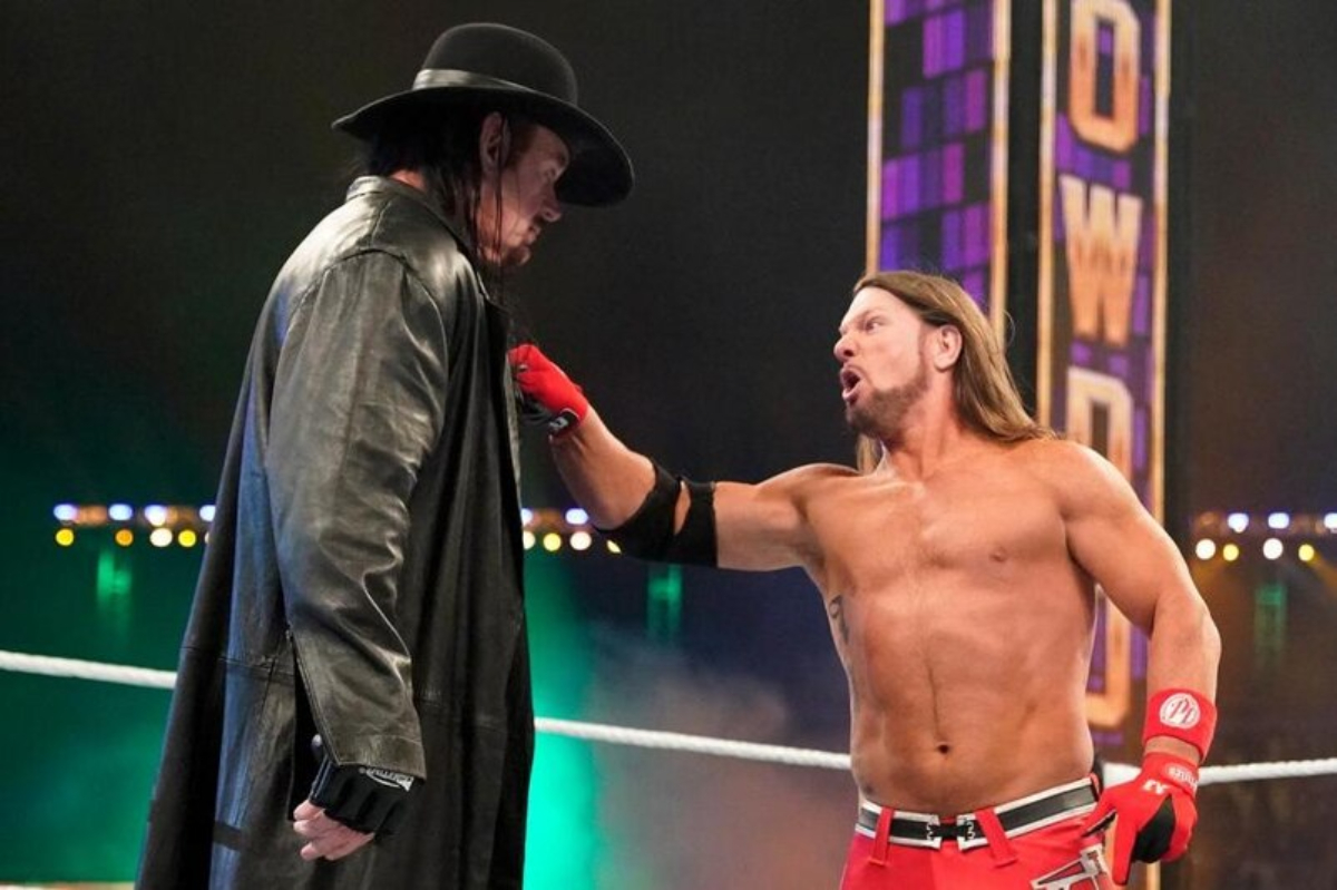 The Undertaker Surprises AJ Styles With WWE Hall of Fame Induction Reveal