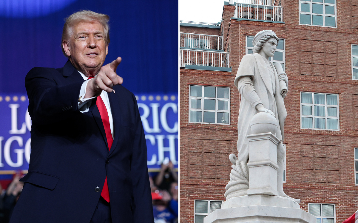 Administrador de Trump instala estátua de Cristóvão Colombo perto da Casa Branca