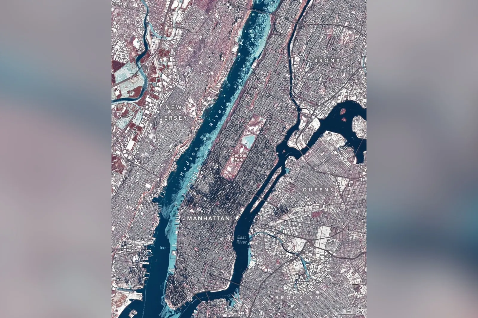 NASA Image Shows Ice Surrounding New York City - Newsweek