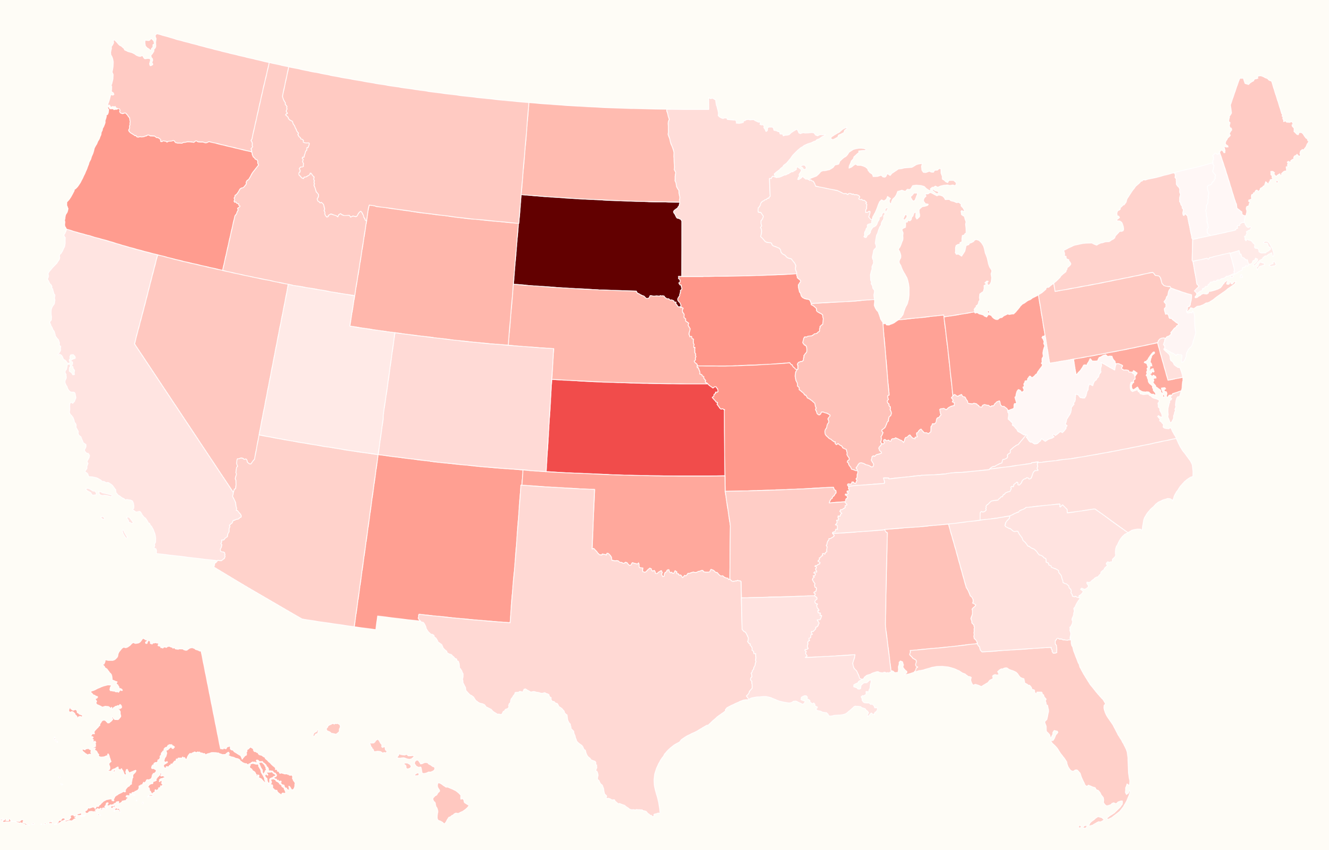 Map Shows States With the Highest ‘Zombie Foreclosure’ Rates