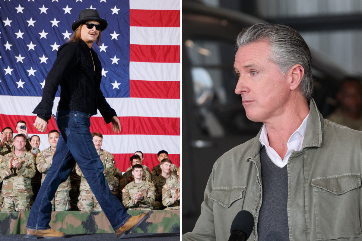 Gov Newsom Shares Bizarre Ad Paying $200 To Attend Kid Rock Gig, Goes Viral