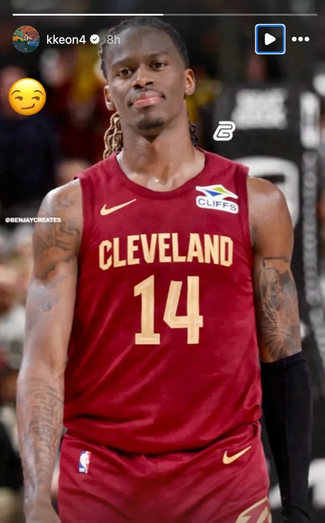 Cleveland Cavaliers guard Keon Ellis reacted to his trade on Sunday.