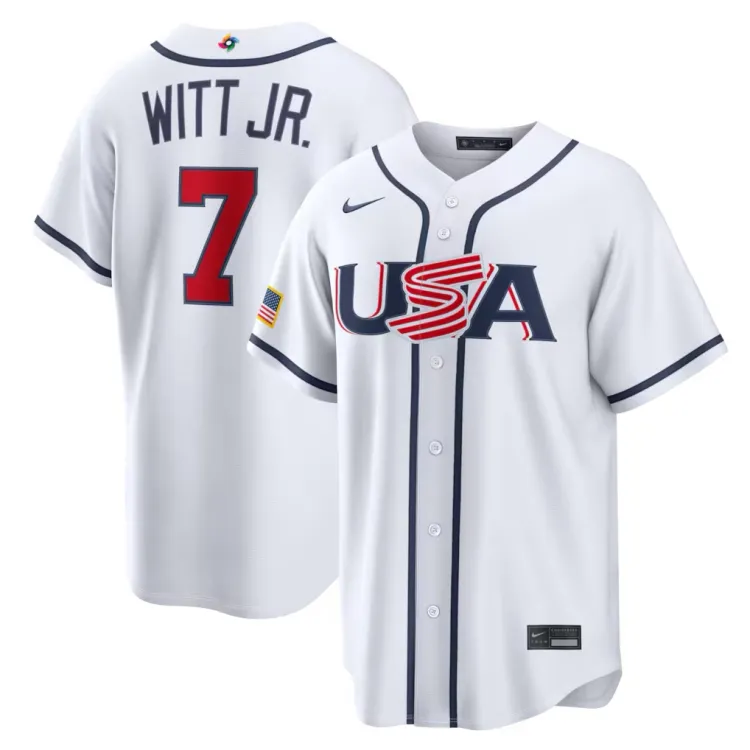USA 2026 Performance Baseball Jersey White main image 0