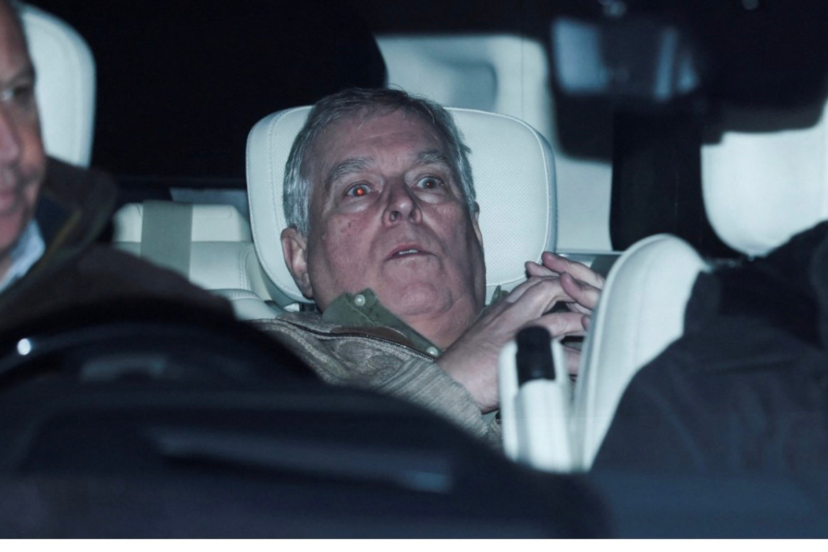 Photo shows former Prince Andrew after release from jail