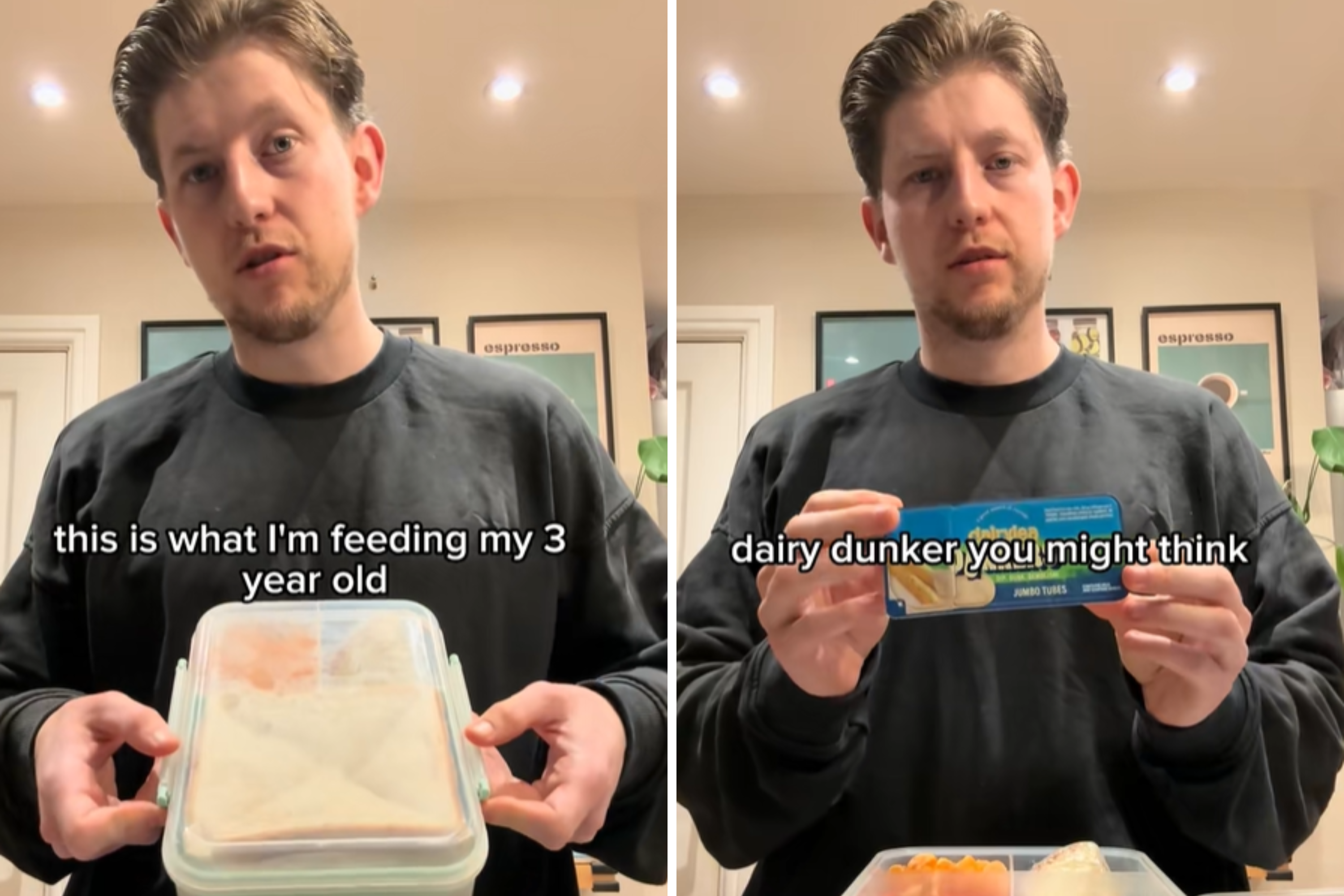 Dad and Fitness Coach Shares Nursery Lunches He Packs for His 3-Year-Old