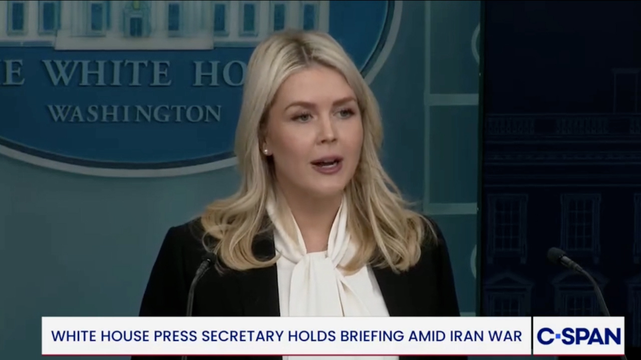 Leavitt Plays Down Fears About US Munition Shortage Amid Iran War