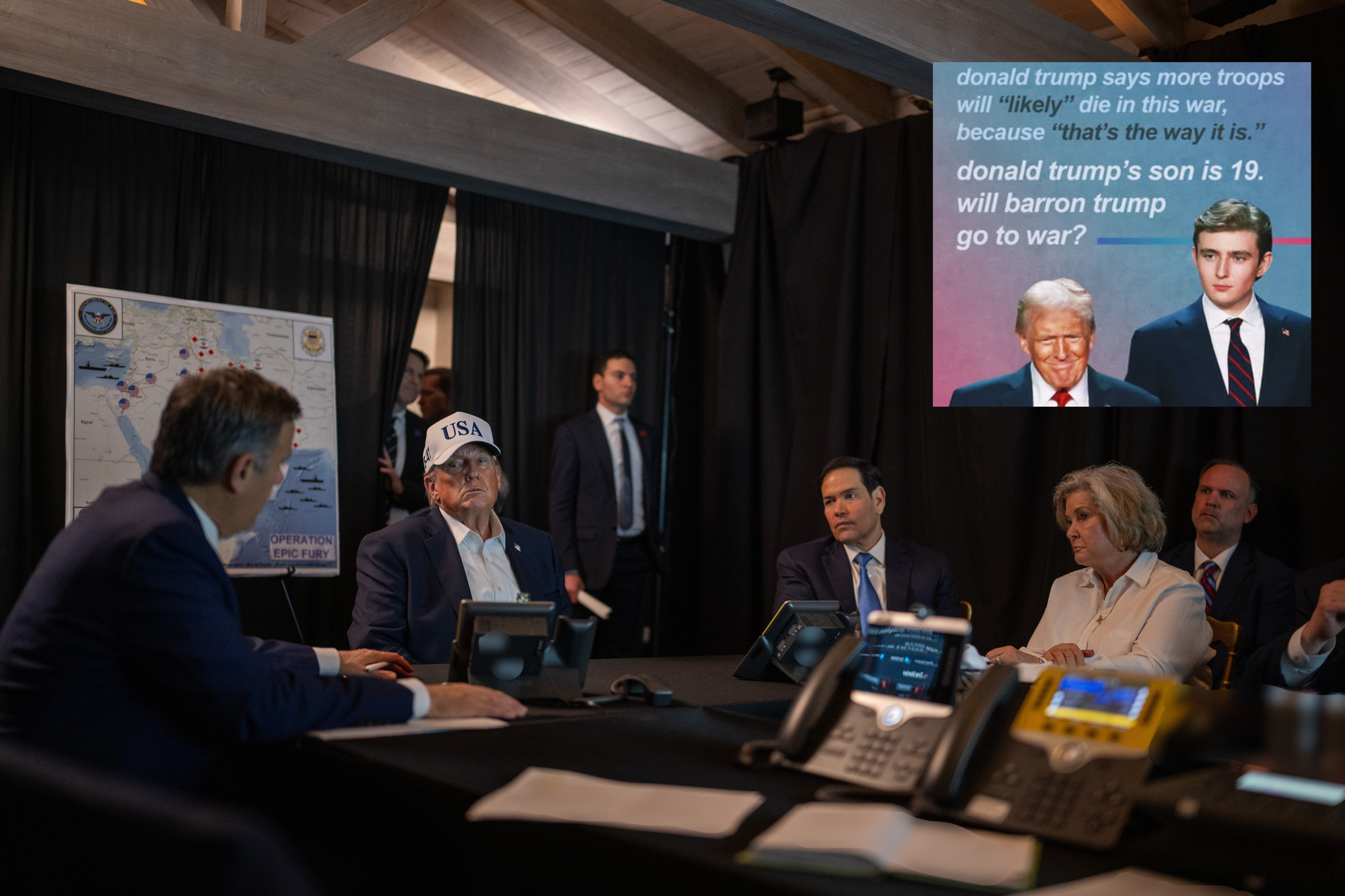 Activist Questions Whether Republican Officials' Children Would Go To War