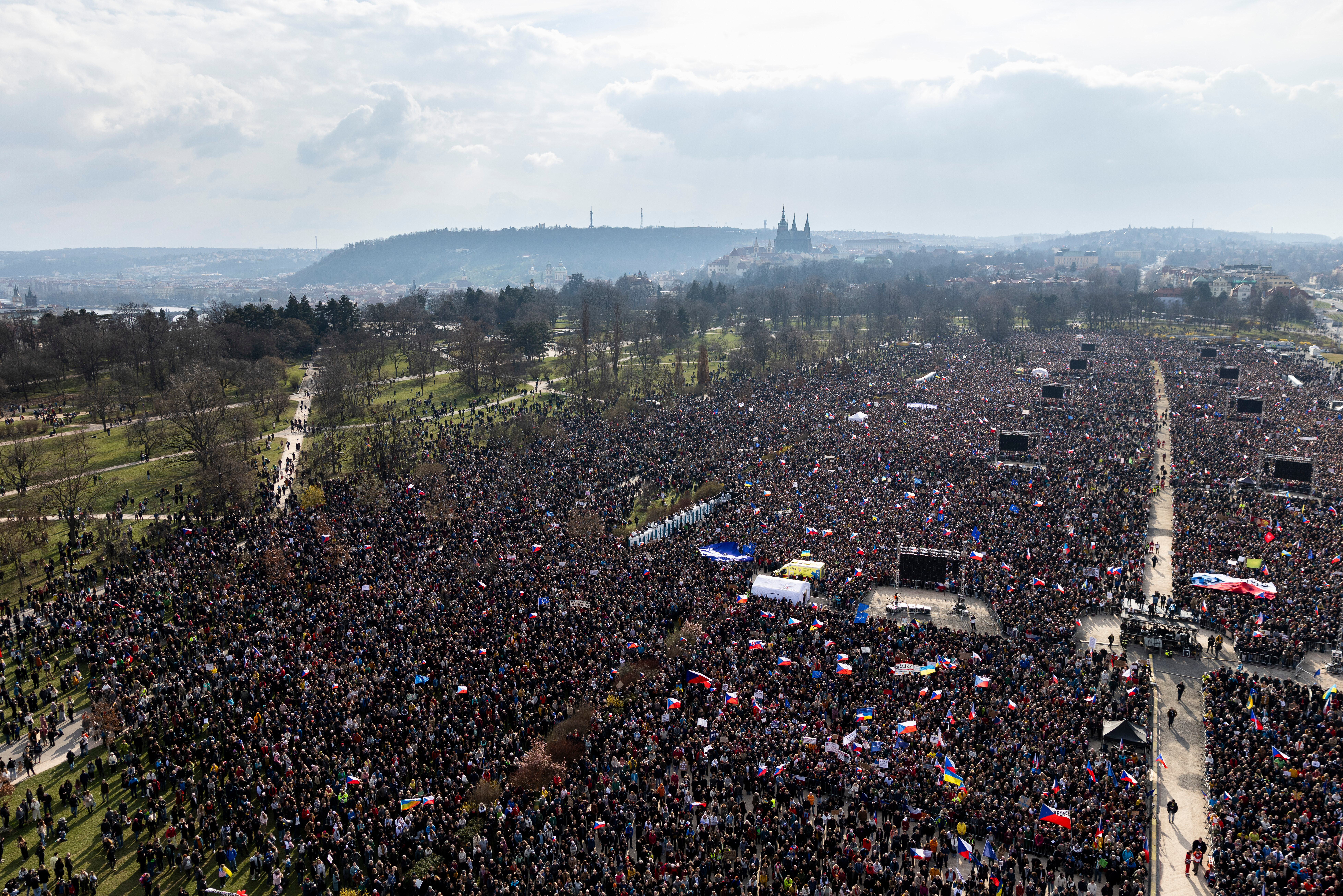 Photos Show Tens of Thousands of Protesters in Prague: What to Know