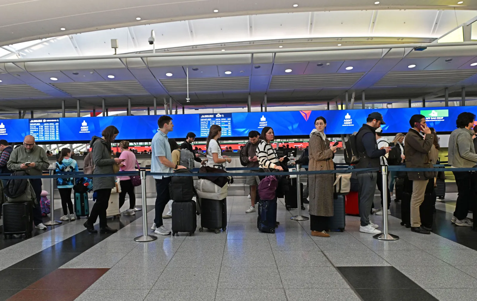 Atmosphere on March 25, 2026 at Terminal 4 at John F. Kennedy (JFK) International Airport in Queens, New York