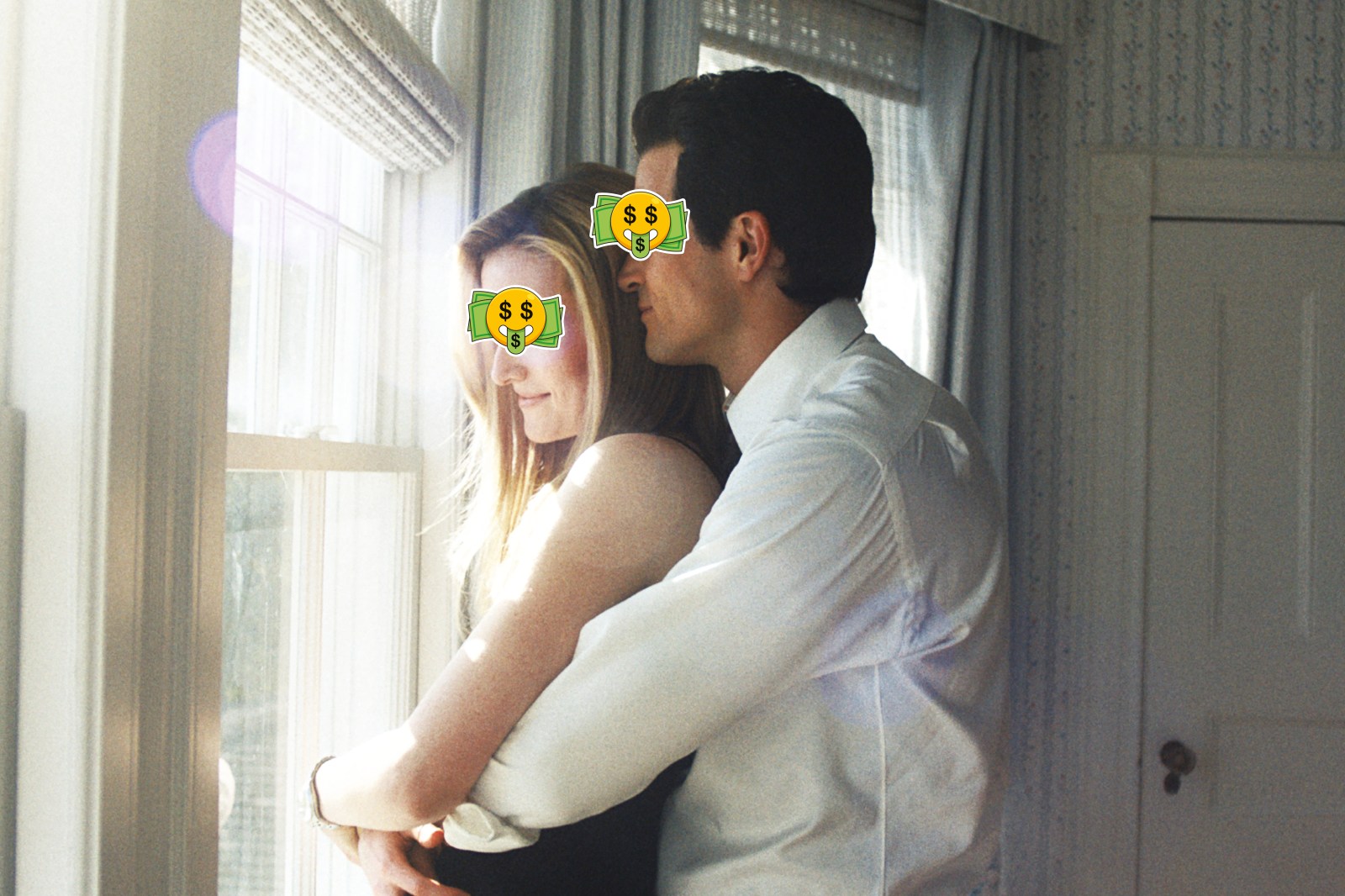 Love Story: John F. Kennedy Jr. & Carolyn Bessette — Pictured: (l-r) Sarah Pidgeon as Carolyn Bessette Kennedy, Paul Kelly as John F. Kennedy Jr.